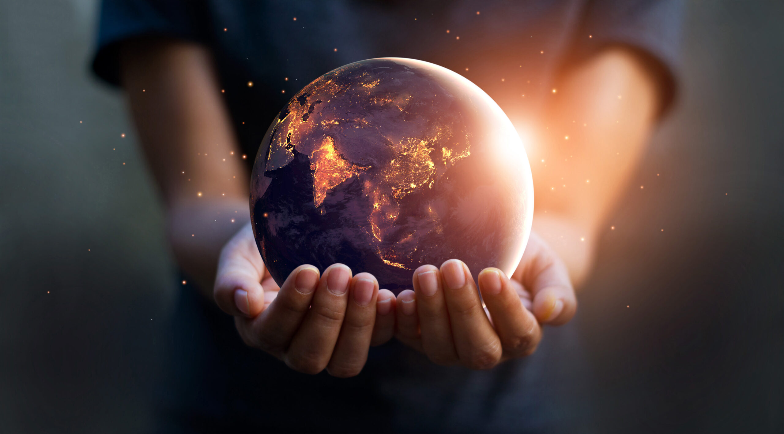 Earth,At,Night,Was,Holding,In,Human,Hands.,Earth,Day. Gaining Confidence by Turning Obstacles into Opportunities